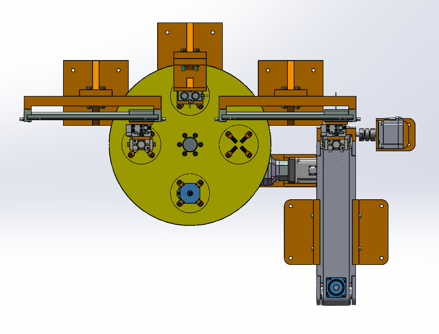 无刷直流电机端盖自动组装设备UG