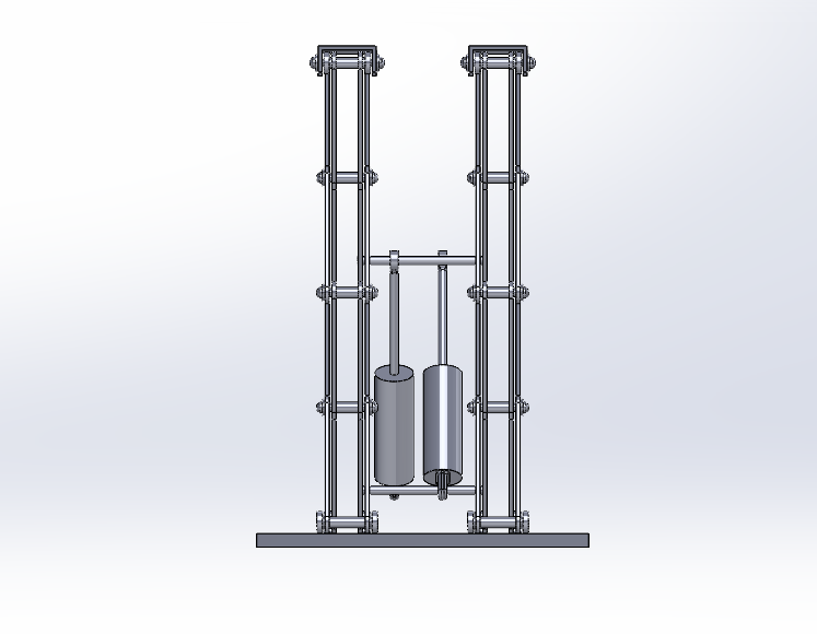 剪式升降机构3D数模图纸 Solidworks设计
