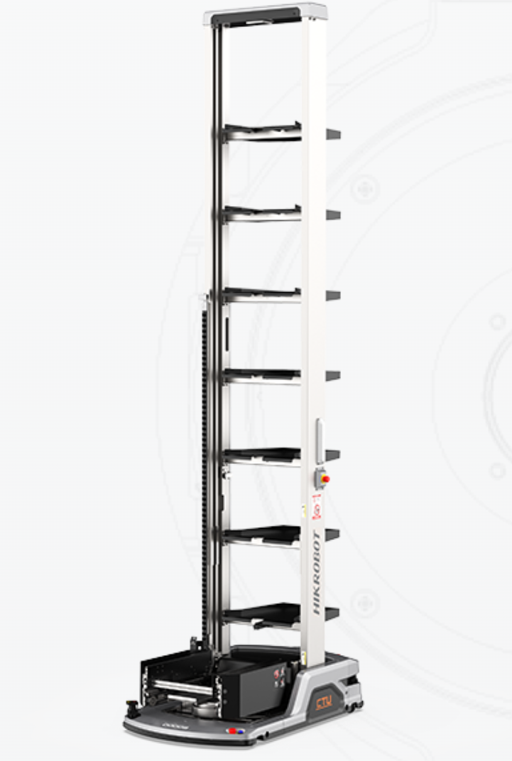 多层仓储自动导引车（AGV）3D图纸 STEP格式