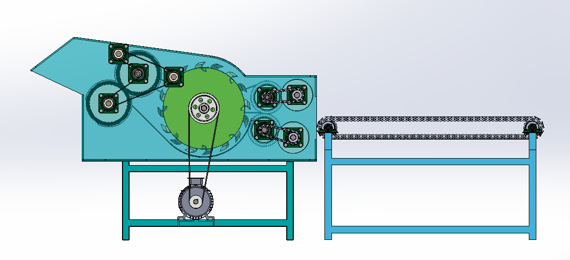 农作物秸秆、草料青贮机（加工绞碎机）