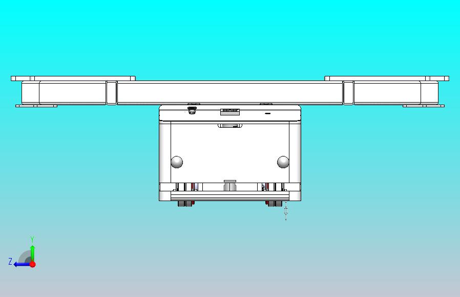双向背负式AGV三维图纸 Solidworks21设计