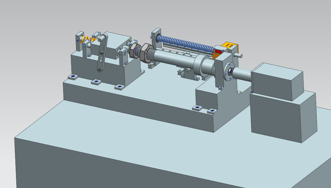 小型车床模型UG