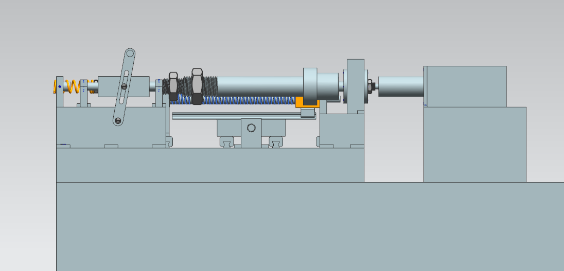 小型车床模型UG