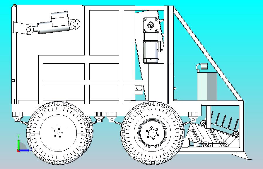 沙滩清理垃圾机器人UG