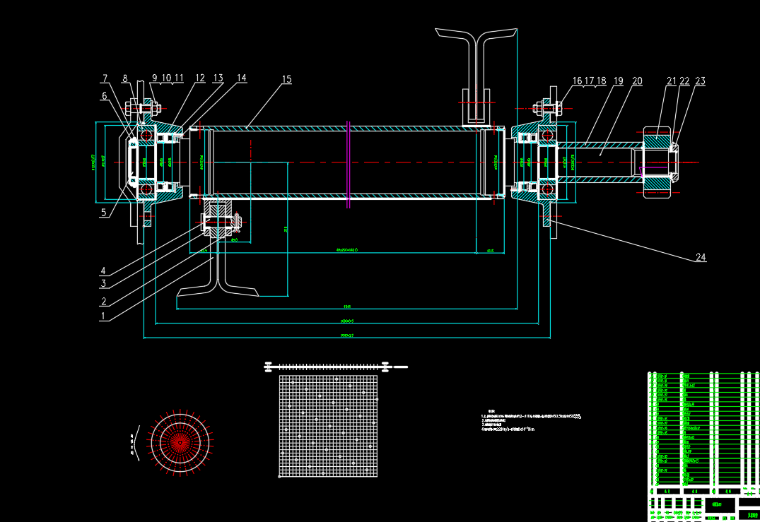 玉米秸秆根茬粉碎还田机CAD
