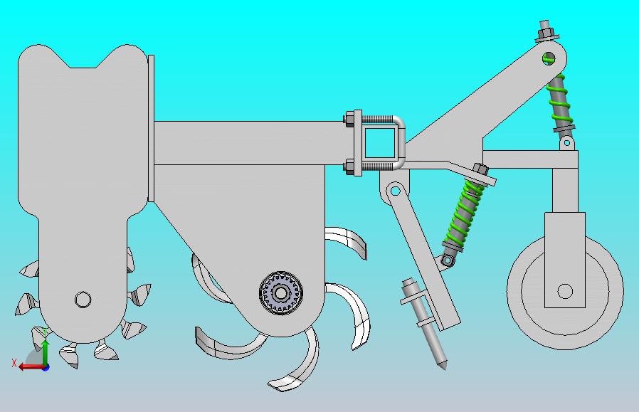 玉米秸秆根茬粉碎还田机SW