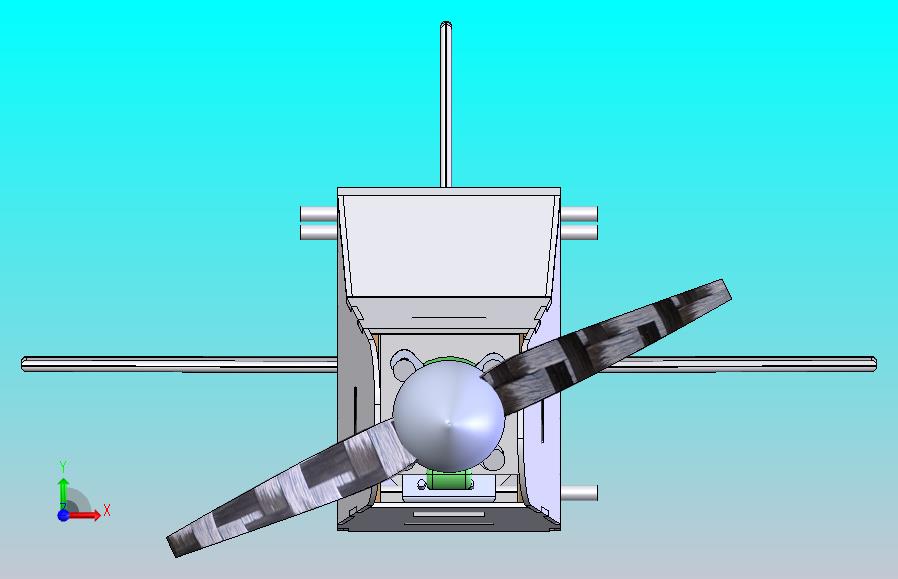WF77型双层机翼飞机航模结构3D图纸 附平面工程图