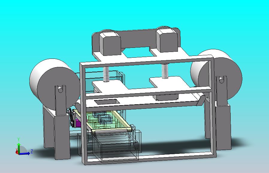自动贴标签设备模型