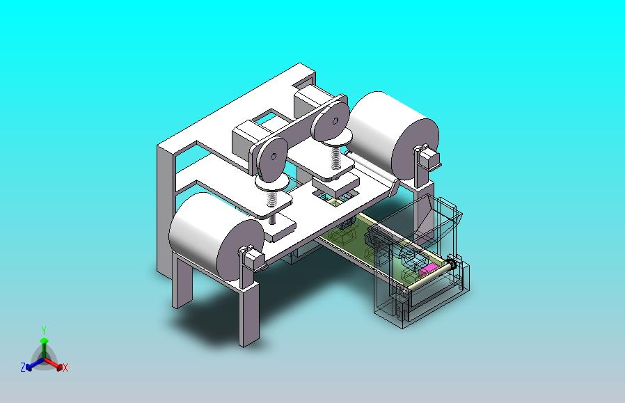 自动贴标签设备模型