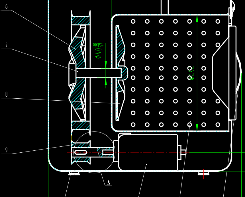 烘洗一体洗衣机CAD