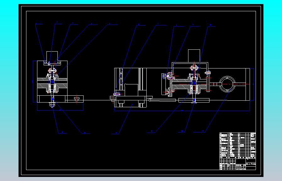 小直径电缆绕线机设计CAD