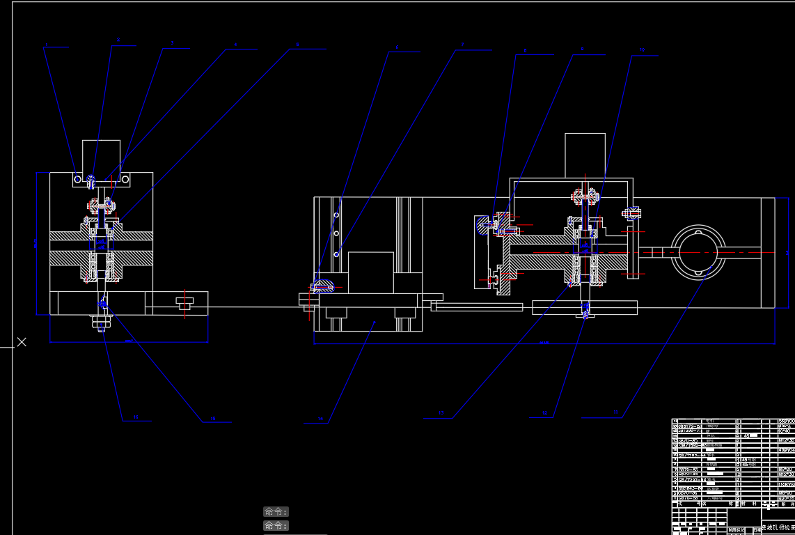 小直径电缆绕线机设计CAD