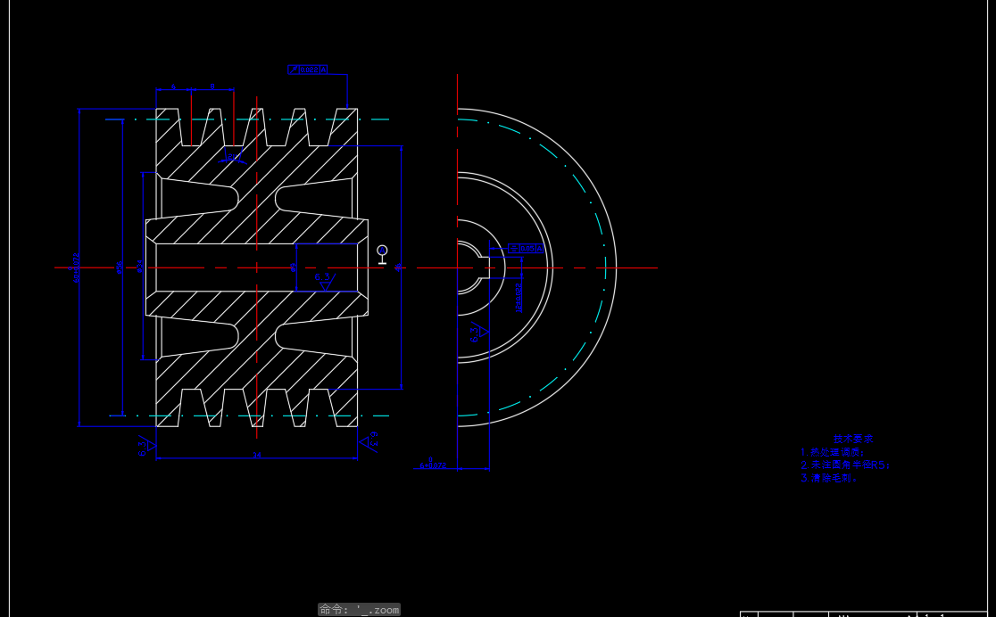 小直径电缆绕线机设计CAD