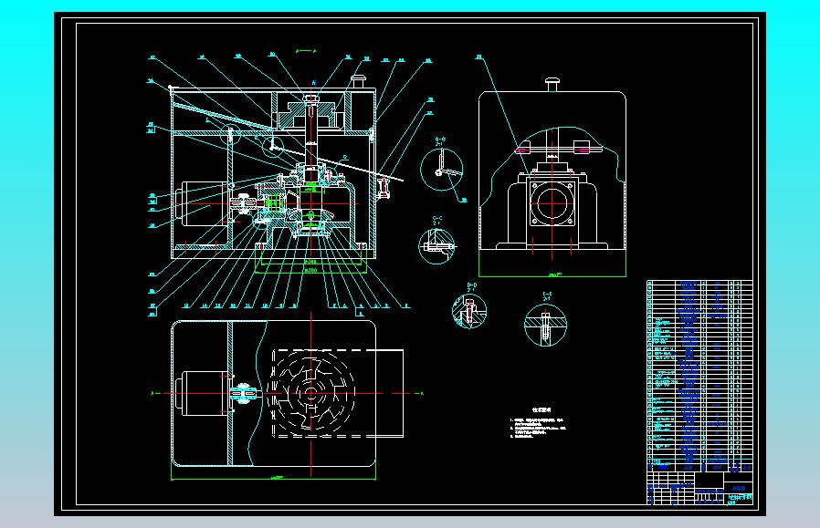 小型中药材切片机CAD