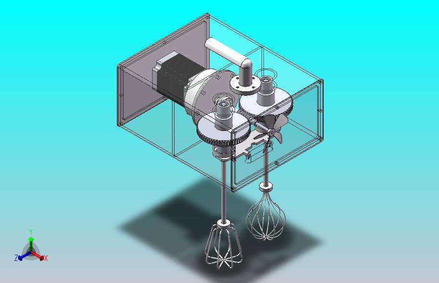 双头打蛋器模型SW