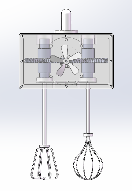 双头打蛋器模型SW