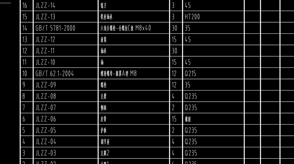 切割输送机设计CAD