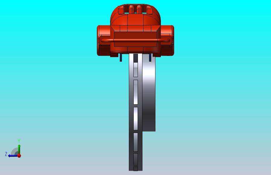 盘式制动器 sw+CAD