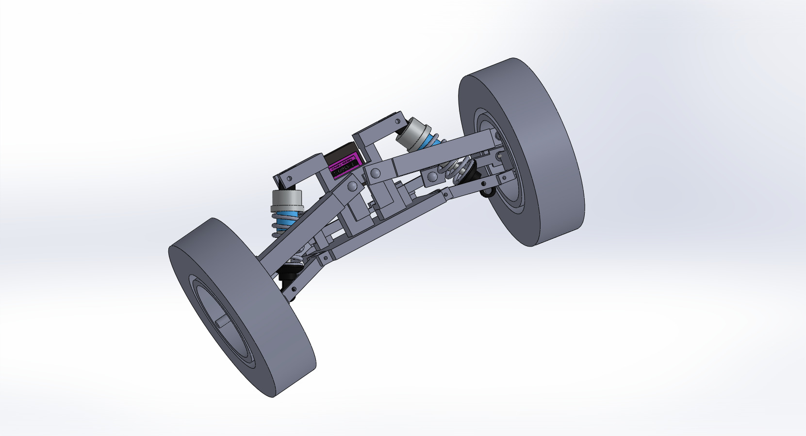 遥控玩具小车结构3D图纸 Solidworks设计