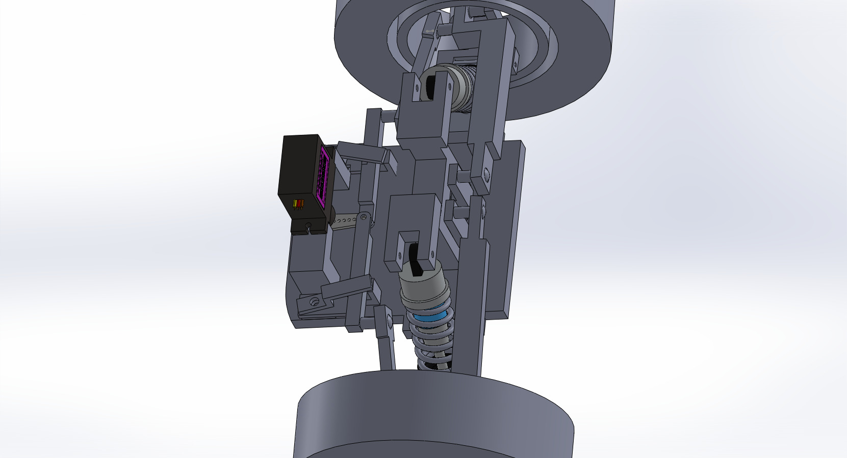 遥控玩具小车结构3D图纸 Solidworks设计