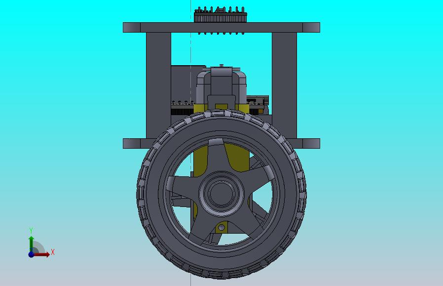 基于Arduino Nano的自平衡机器人部件3D图纸 Solidworks设计