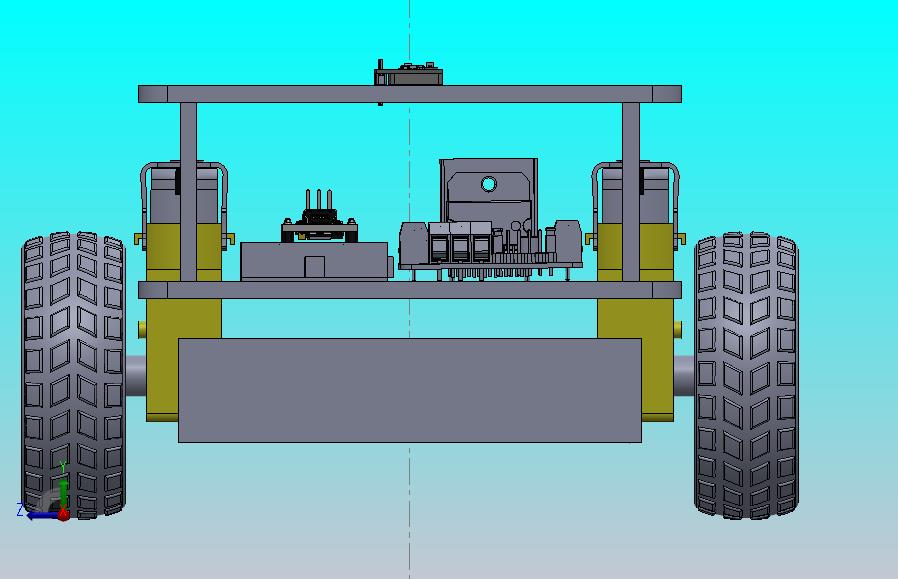 基于Arduino Nano的自平衡机器人部件3D图纸 Solidworks设计