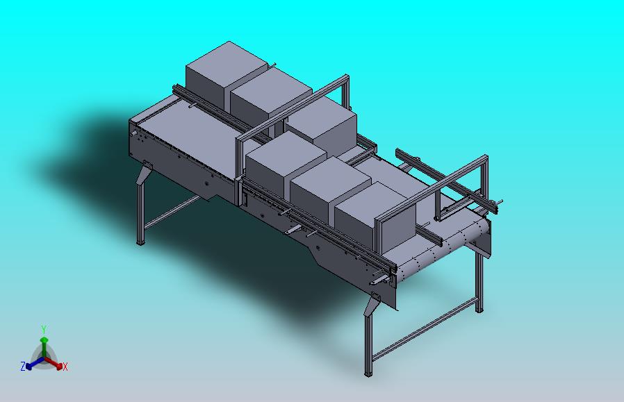 SPM型输送机3D图纸 Solidworks设计