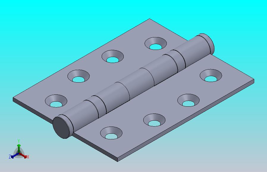 对接铰链100x75mm毫米不锈钢