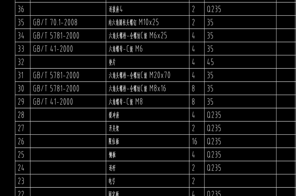 列车受电弓CAD