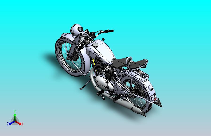 摩托车模型DKW 350