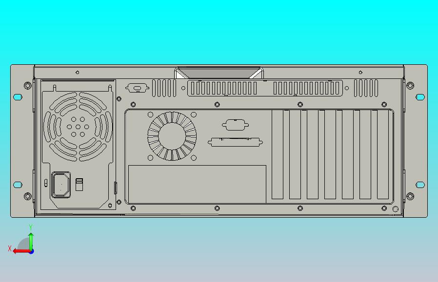 研华（ADVENTECH) 4U上架式工控机机箱
