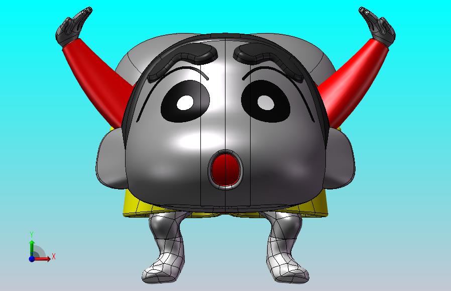 蜡笔小新模型公仔