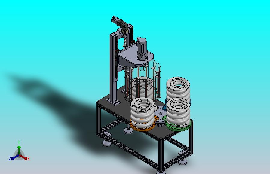 弹簧胶套热缩设备机械系统SW