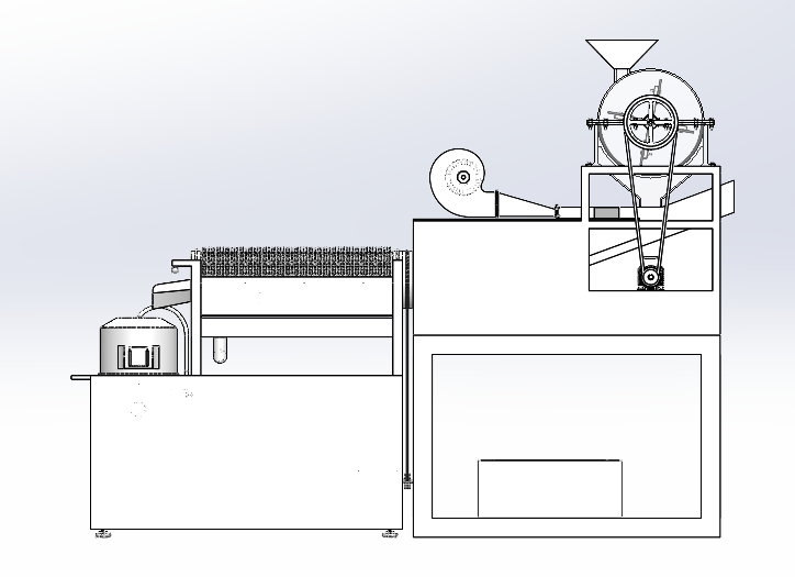 花生去皮机的设计SW