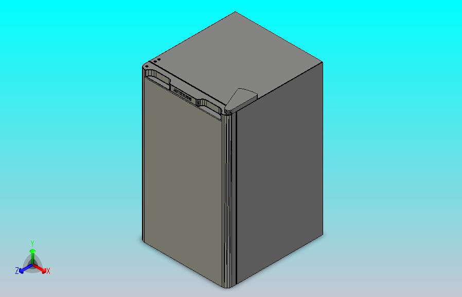 3.2立方英尺冰箱，黑色