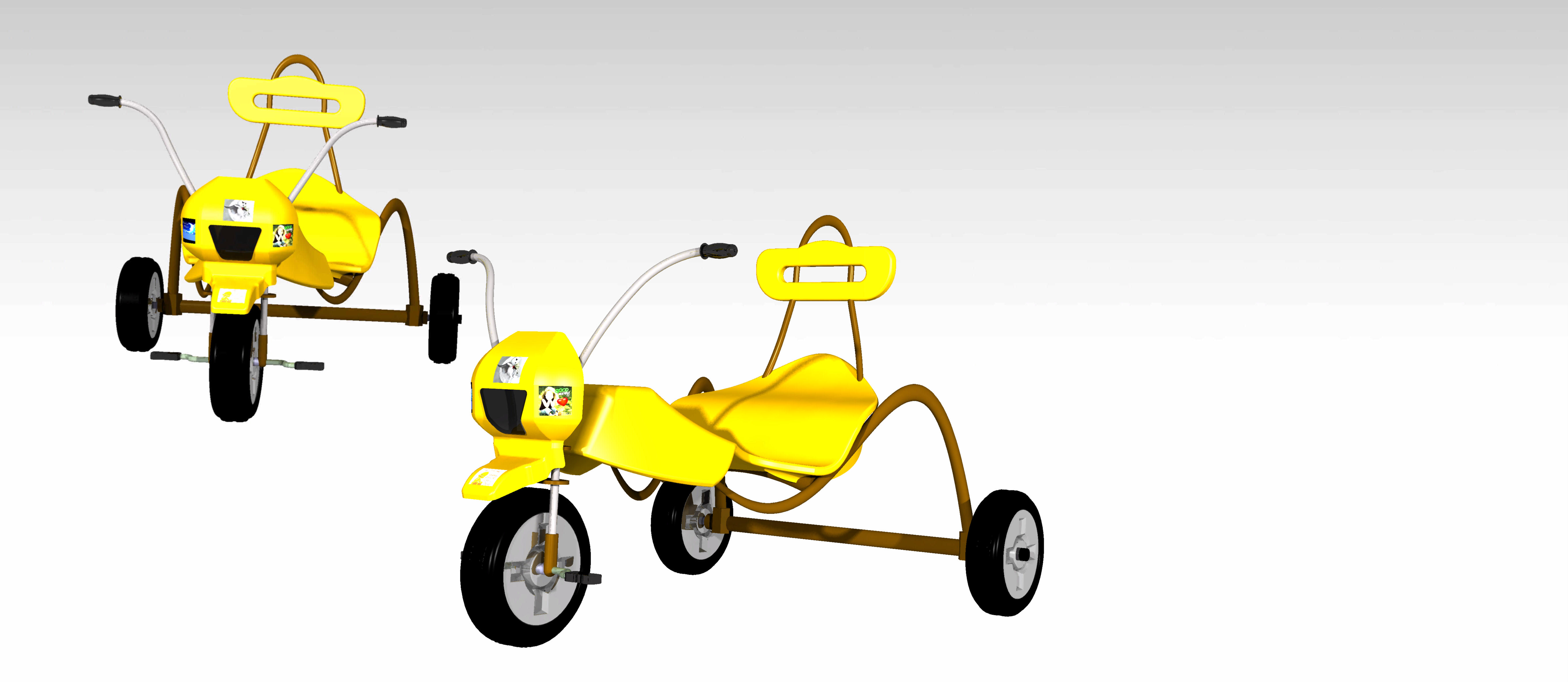 CATIA V5中的玩具三轮车设计