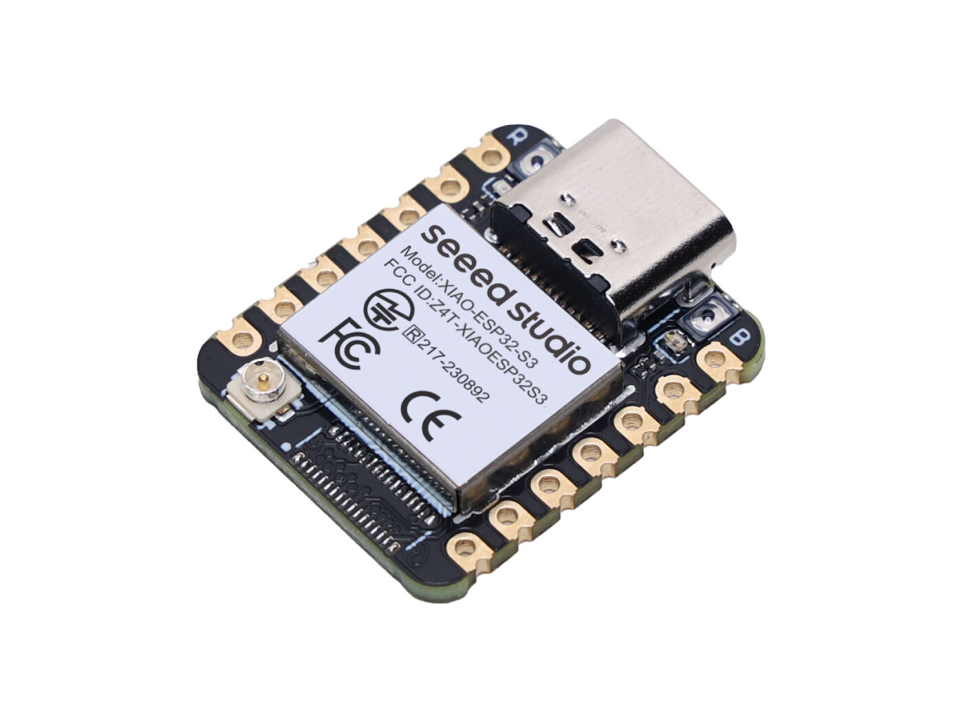 Seeed Studio XIAO ESP32S3利用ESP32的240MHz Xtensa 32位LX7双核处理器，支持WiFi和5.0无线连接，2.4GHz棒状天线，允许深度睡眠模式，功耗低至14μA，同时支持锂电池充电管理。非常适合物联网、智能家居、无线可穿戴设备、机器人等