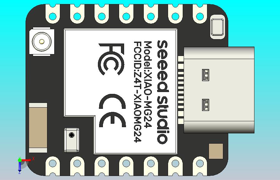 XIAO MG24 Sense是一款基于Silicon Labs的EFR32MG24 SoC的超低功耗无线开发板，采用高性能78MHz ARM Cortex -M33内核