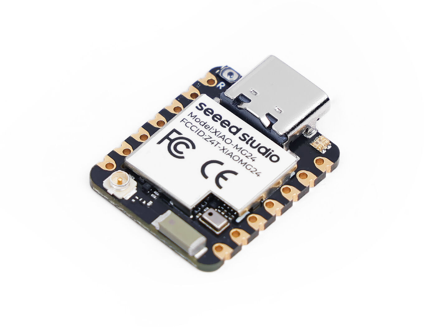 XIAO MG24 Sense是一款基于Silicon Labs的EFR32MG24 SoC的超低功耗无线开发板，采用高性能78MHz ARM Cortex -M33内核