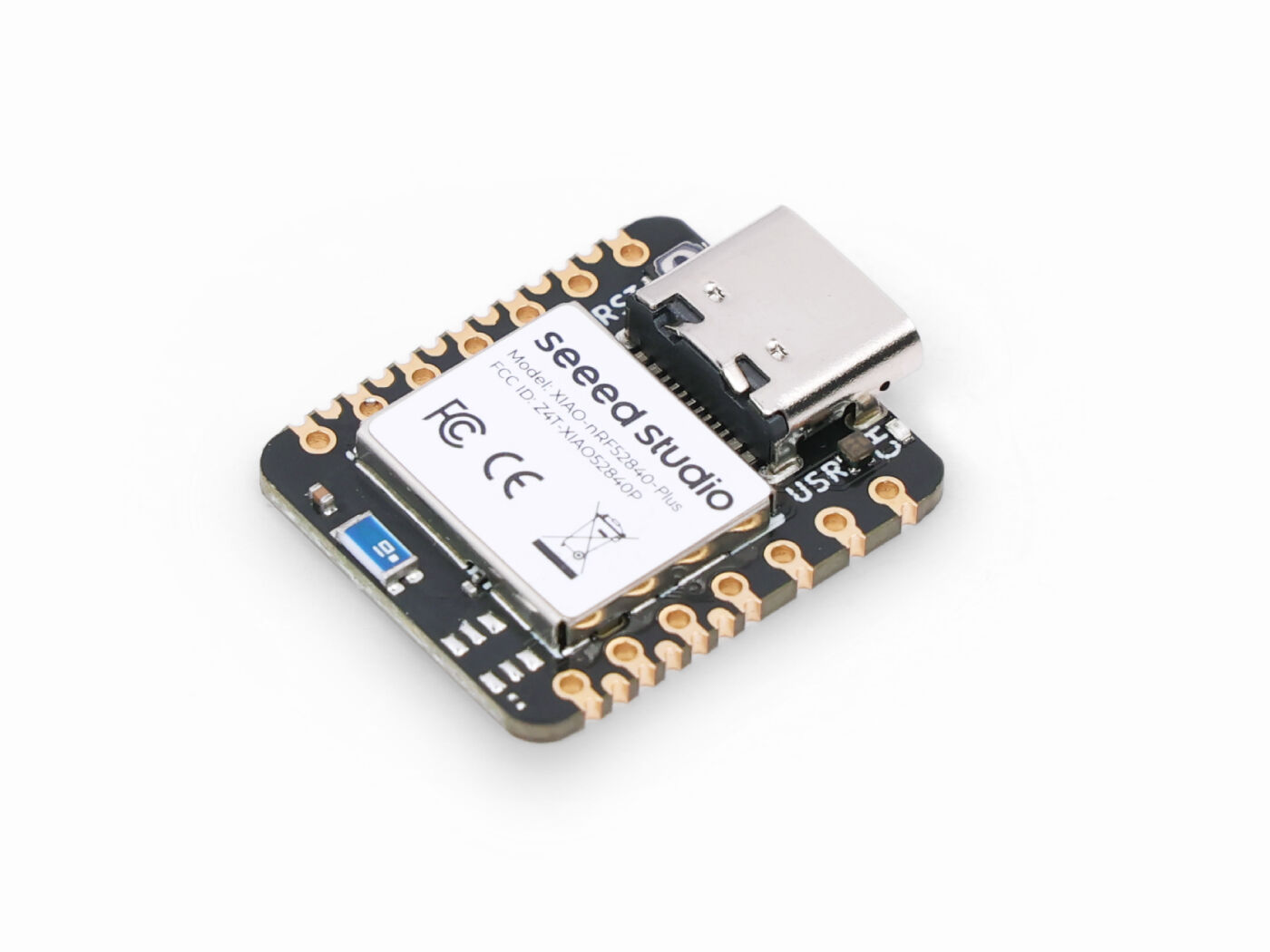XIAO MG24是一款基于Silicon Labs的EFR32MG24 SoC的超低功耗无线开发板，采用高性能78MHz ARM Cortex -M33内核(1)