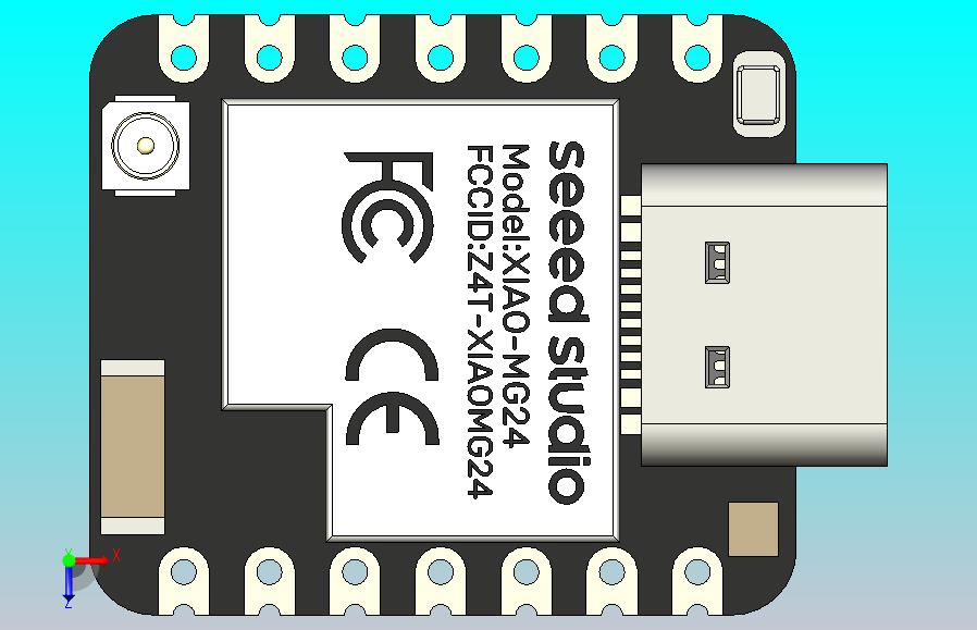 XIAO MG24是一款基于Silicon Labs的EFR32MG24 SoC的超低功耗无线开发板，采用高性能78MHz ARM Cortex -M33内核