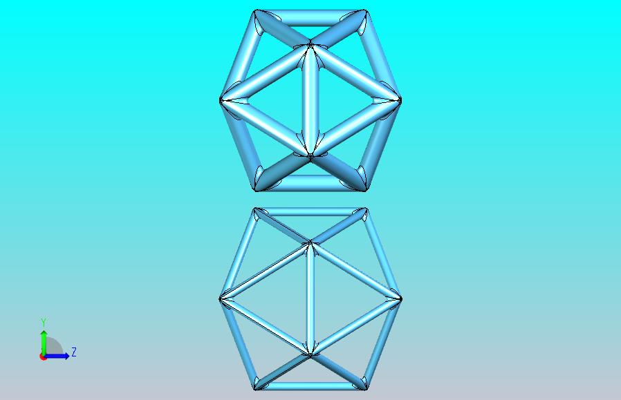 二十面体形状管架