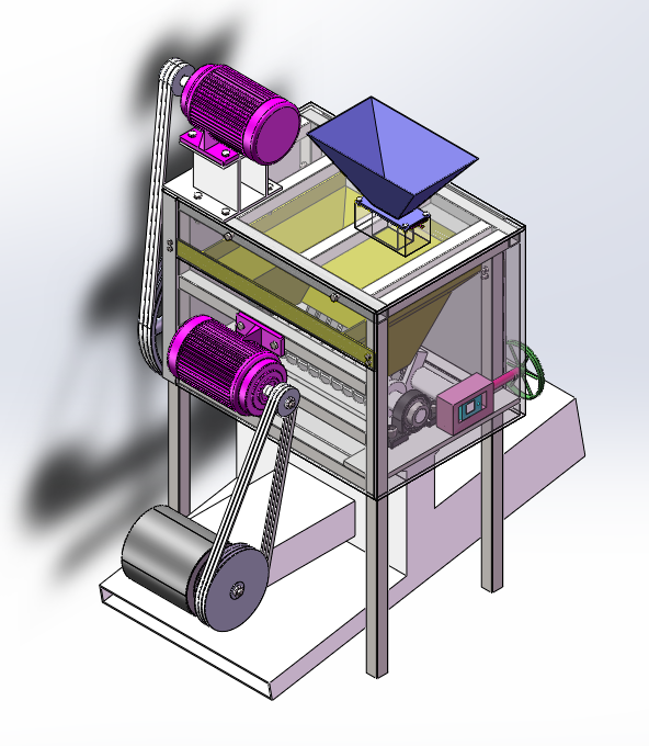 小型辊式核桃去壳机SW