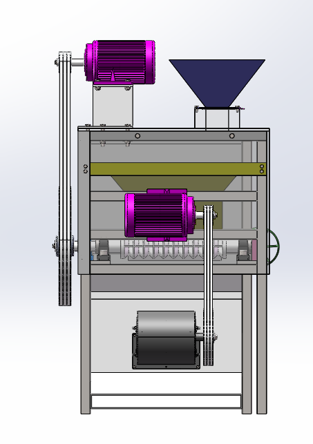 小型辊式核桃去壳机SW