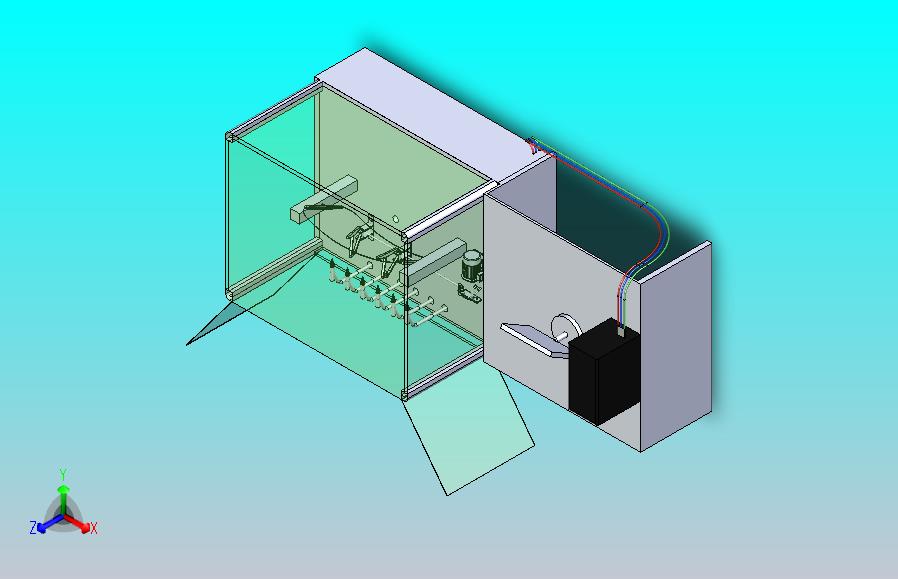 汽车雨刮器试验台3D模型