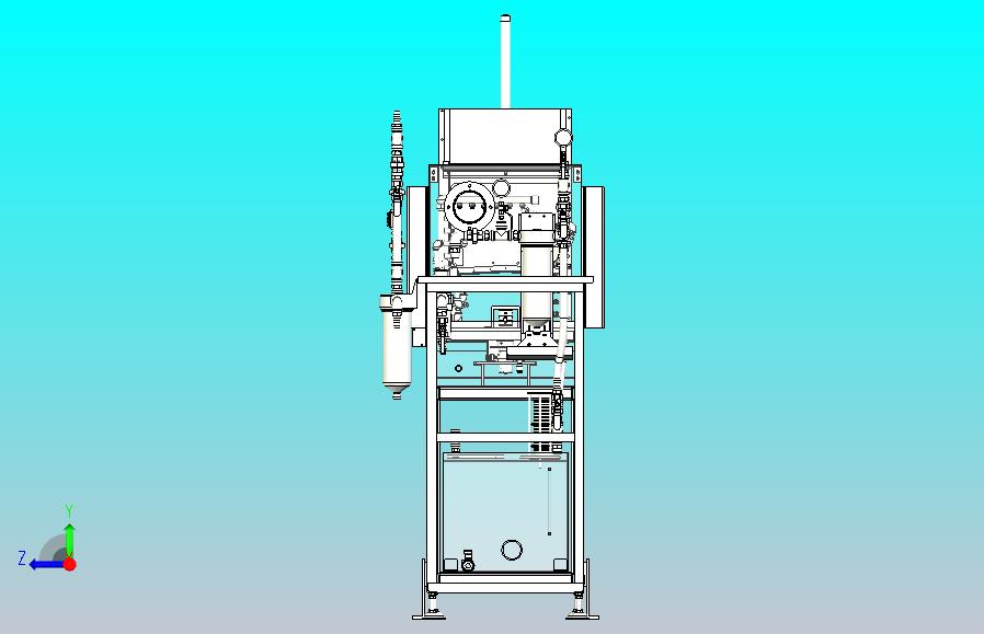 汽车零部件清洗设备三维模型3D图纸