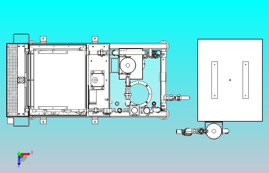 汽车零部件清洗设备三维模型3D图纸