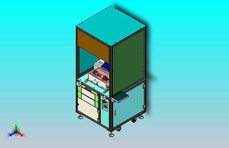 汽车音响检测设备3D模型