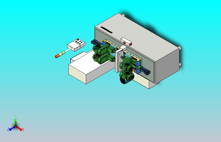汽车连杆精加工机床设备图纸三维图