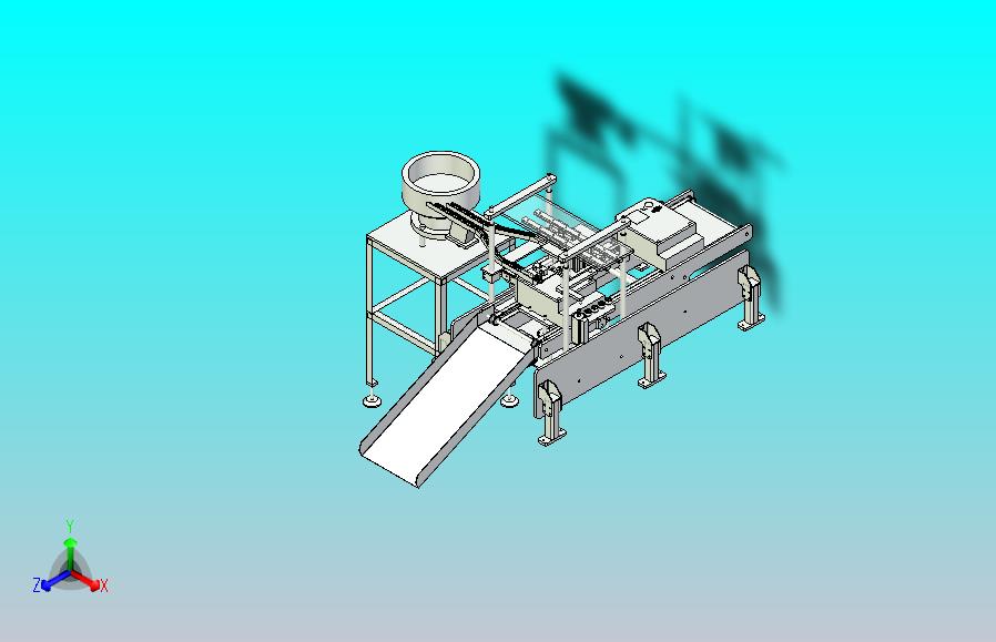 电表自动压铅封设备3D模型